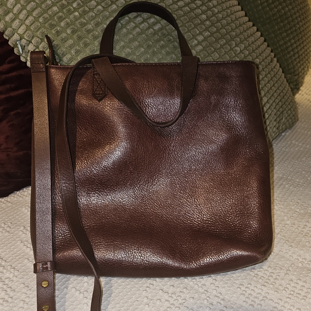 Madewell Brown Leather Crossbody Bag